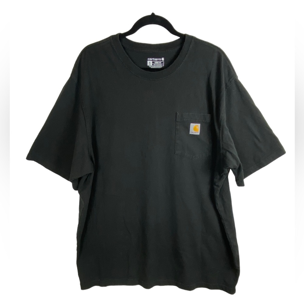 Carhartt Men's Pocket Tee Loose Fit XL Tall Set of Two Shirts 1 Black 1 White - Picture 8 of 13